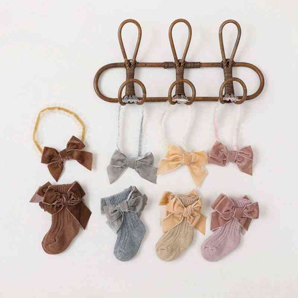 

baby socks girl newborn infant cute bow toddler anti slip cotton for 0-2 year l220716, Pink;yellow