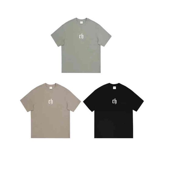 

factory online export new designer brand short sleeves ch national fashion foam printed sleeve t-shirt men's loose and simple high stre, White;black