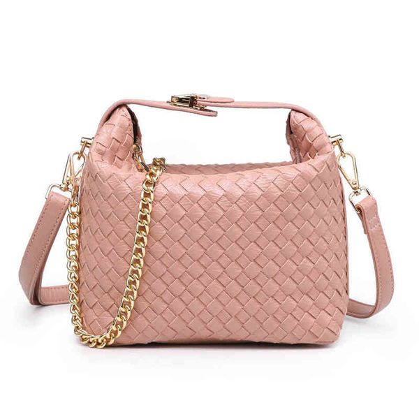 

woven women's bag single shoulder menger fashion