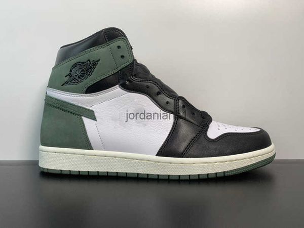 

shoes jumpman 1 high og 6 rings clay green summit white cultural sneakers outdoor trainers with shoebox