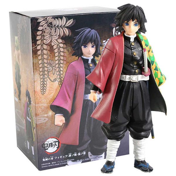 

huiya01 anime kimetsu no yaiba action figure demon slayer figurine tomioka giyuu figur pvc model toys collection decoration doll gifts q0621