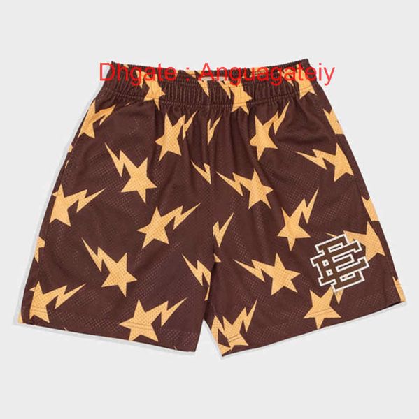 

eric emanuel ee basic short new york city skyline brand men's casual shorts fitness women summer sandbeach gym workout mesh basketball, White;black