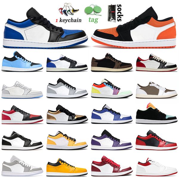 

2022 jumpman 1s 1 low basketball shoes royal toe shattered backboard fragment cactus jack black white reverse mocha mens women sneakers trai
