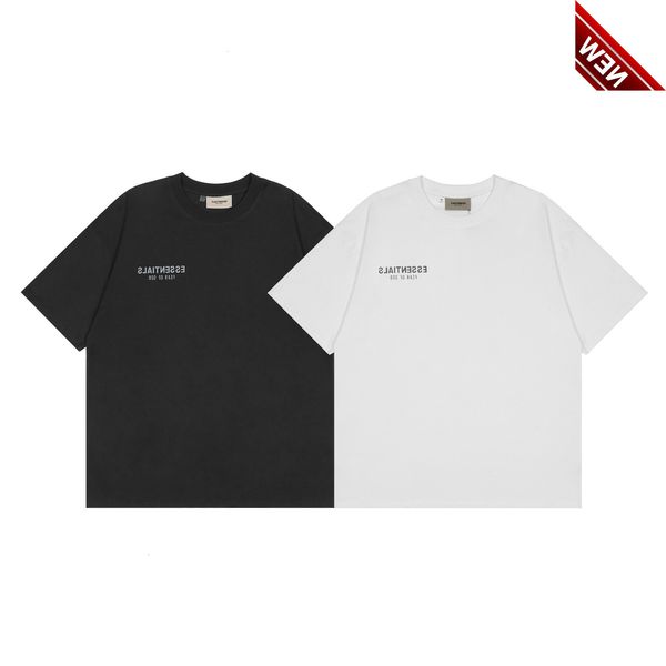 

correct version of season 7 new fog fear god essentials double thread short sleeve t-shirt, White;black