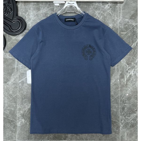 

mens summer luxury t shirts fashion ch brand man tees sanskrit letter t-shirt horseshoe flower cross short sleeve designer tshirts hip hop s, White;black