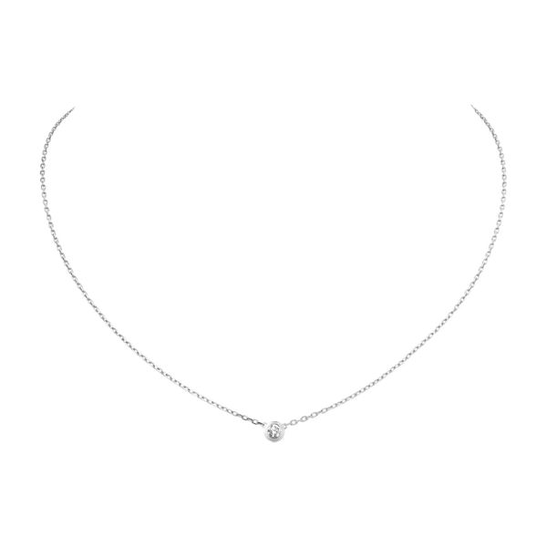 

designer jewelry diamants legers pendant necklaces diamond d'amour love necklace for women girls collier bijoux femme brand jewelry, Silver