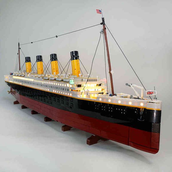 

led light kit for creator expert 10294 titanic classic love movie collectible diy toy not including building blocks t220719