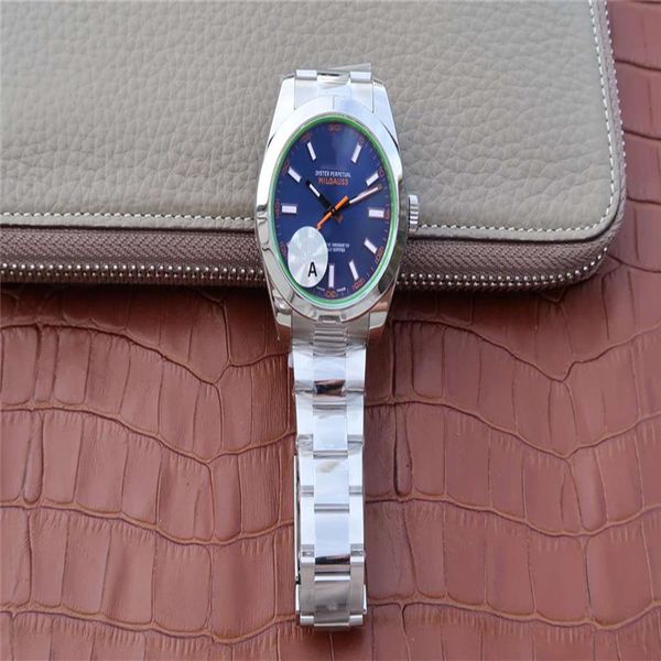 

jf 116400-gv-72400 montre de luxe mens watch 40mm 3131 automatic mechanical movement 48 h power reserve waterproof 100 m218l, Slivery;brown