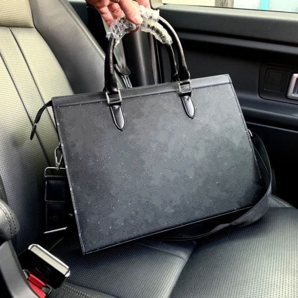

2022 new fashion briefcase business leather men's luxury designer shoulder bag designer classic handbag bag