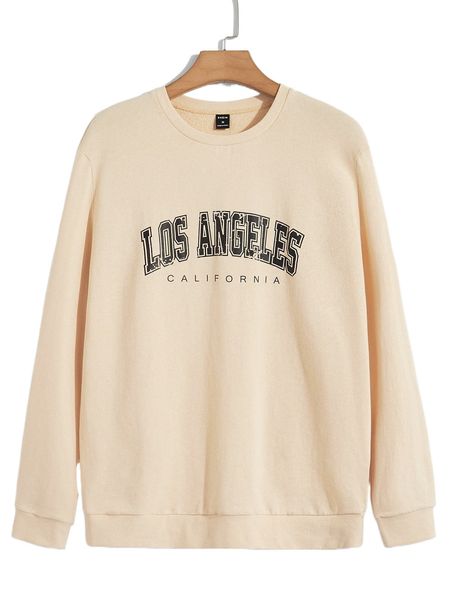 

men letter graphic pullover j3ol#, Black