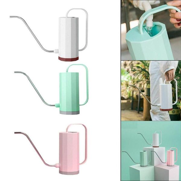 Attrezzature per l'irrigazione Lattina a bocca lunga Fiori pratici Attrezzi da giardinaggio Manico Irrigatore per piante in plastica Irrigazione in vaso Bollitore domestico Irrigazione Eq