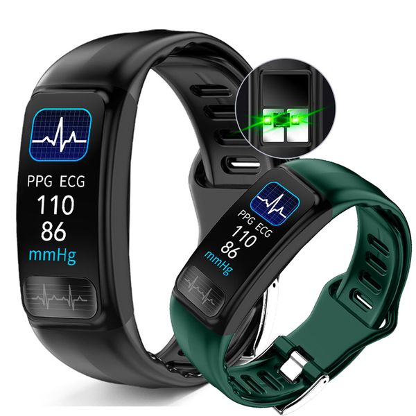 

2022 new smart bracelet monitoring smart wristband ecg ppg smart watch heart rate blood pressure bracelet for men women wirband