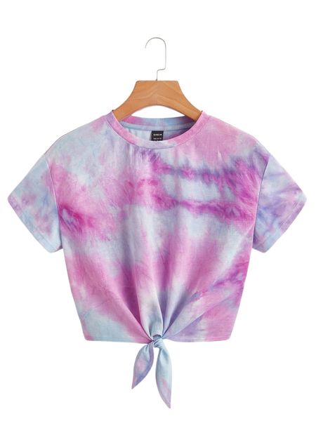 

tie hem tie dye tee w8vc#, White
