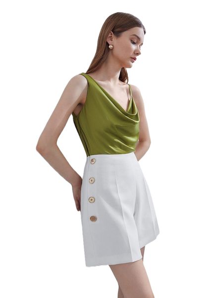 

motf premium viscose wide leg shorts u1tu#, White;black