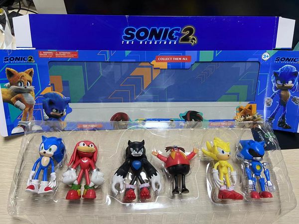 

cartoon cartoon figures 6pcs set packing box disassembled