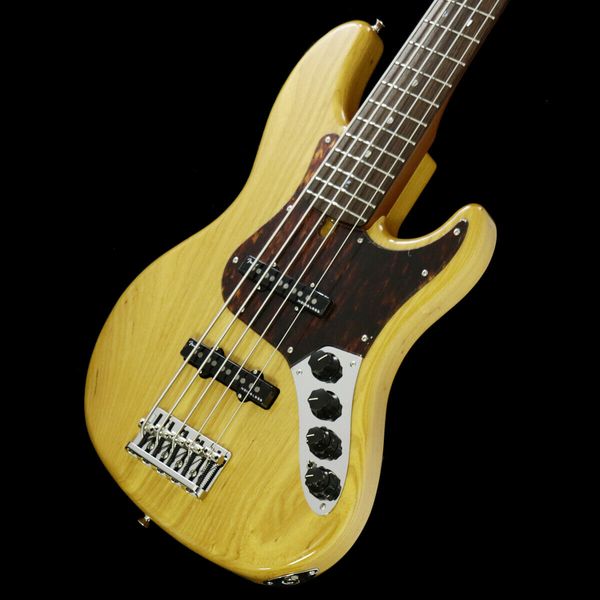 Deluxe Jazz Bass V Kazuki Arai Edition Chitarra elettrica vintage naturale