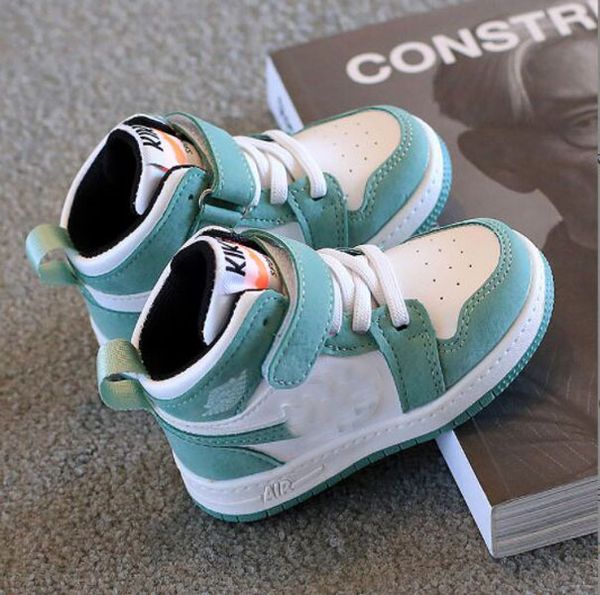

children casual sport shoes boys and girls sneakers children's running shoes kids basketball shoe size 21-36, Black