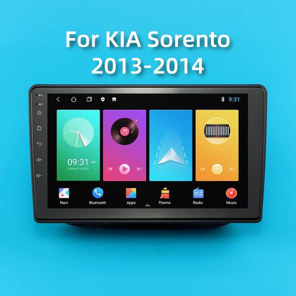 Android 10 Car Video Radio на 2013 год 2014 Kia ​​Sorento 2din Stereo GPS Navigation Multimedia Player Head Wifi Wifi