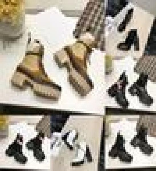 

2021 world tour desert womens women boots platform boot spaceship ankle boot 5cm heel flamingos medal martin fox boots heavy d4074767, Black