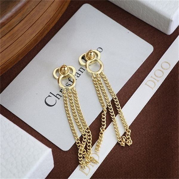 

2022 36% off designer jewelry d family letter earrings for women, Golden