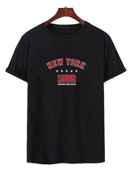 

romwe guys letter graphic tee w7xi#, White;black