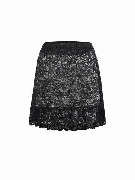 

floral lace cover up h1op#, White;black