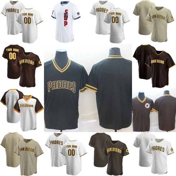 

baseball jerseys custom jersey san diego''padres''men women youth 19 tony gwynn 23 fernando tatis jr. 51 trevor hoffman, Blue;black