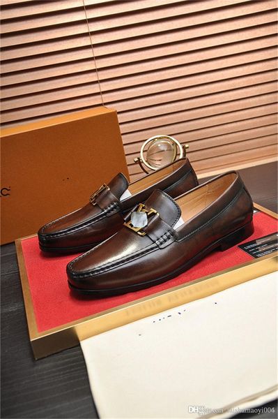 A3 Party Schuh Mann klassische italienische Schuhe Männer formelle Abend Designer Kleiderlaafer Luxus eleganter Herrenschuh Leder Sepatu Slip auf Pria Buty Größe 6.5-11