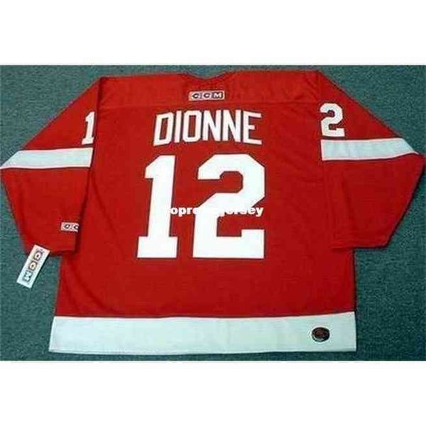 

shirts mens marcel dionne 1974 ccm away retro hockey jersey, Gray