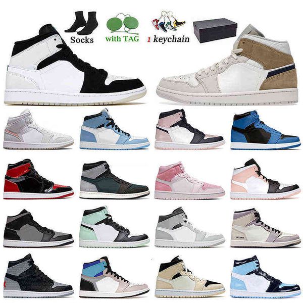 

basketball shoes jumpman 1 1s trainers diamond shorts tan suede high og patent bred light smoke grey atmosphere shadow red armory navy wolf, Black