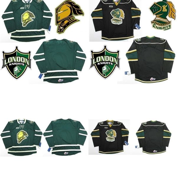 Nik1 Nadir Mens Womens Çocuklar Ohl London Knights Jersey Hokeyi Ucuz Formalar Goalit Herhangi Bir Adı Herhangi Bir NO. En İyi Kalite Formaları