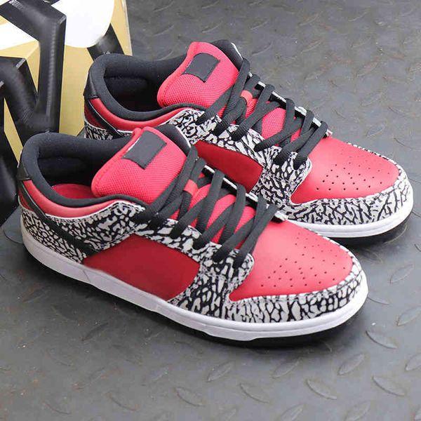 

shoes womens low casual sneaker designer brand red cement sneakers board