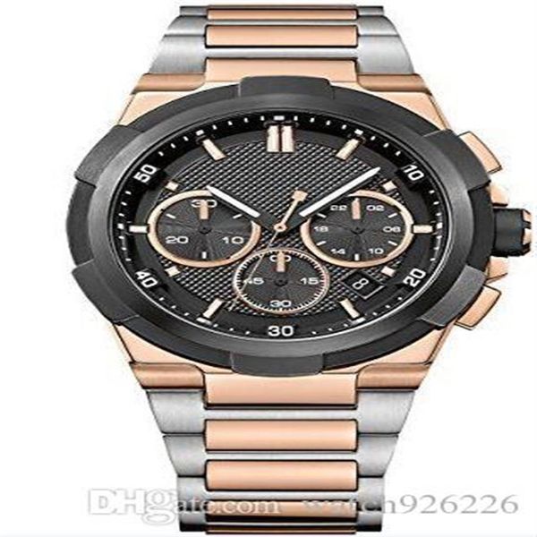 

men's 1513358 two-tone stainless steel quartz watch339j, Slivery;brown