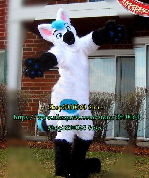

mascot doll costume high-quality eva material helmet luxury plush simulation fur fox white wolf mascot costume cartoon anime role playing 09, Red;yellow