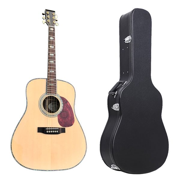 

famous guitar 41 inch spruce veneer professional performance level