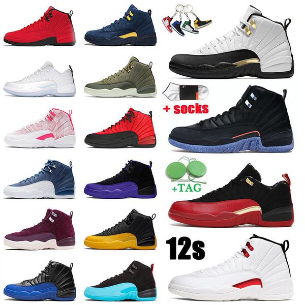 

shoes authentic men jumpman 12 12s bowl basketball women sports sneakers university gold low easter stone blue twist utility men's