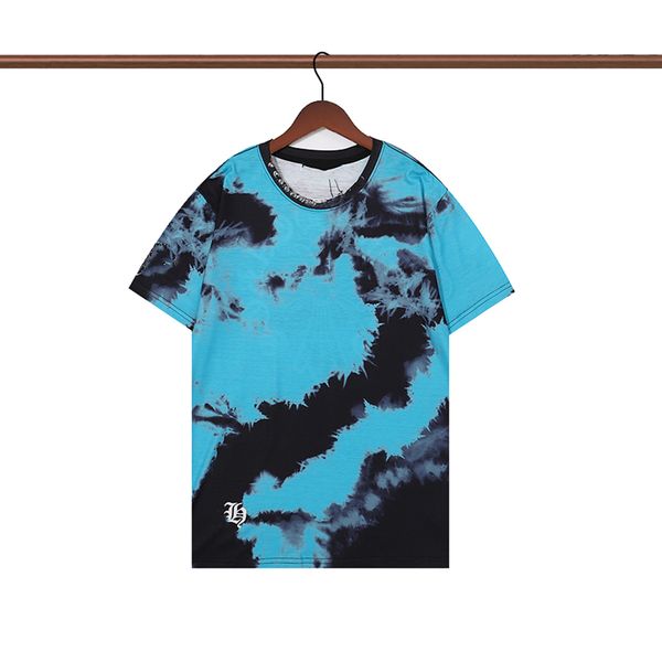 

men's t shirts 22ss summer embroidered cotton custom clothing rs luxury hip hop outdoor couple short sleeve size s-5xl, White;black