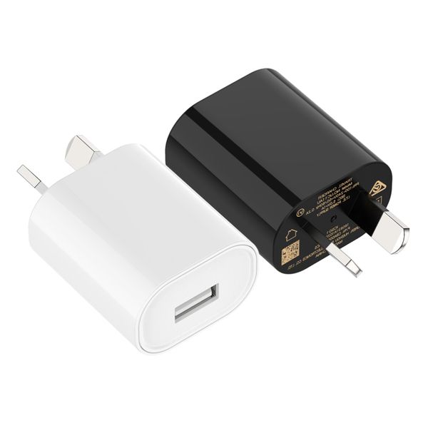 AU Fiş AC Ana Duvar Şarj Cihazı Seyahat Güç Adaptörü 5V 2A 1A Xiaomi Samsung HTC Cep Telefonu için USB Adaptörü