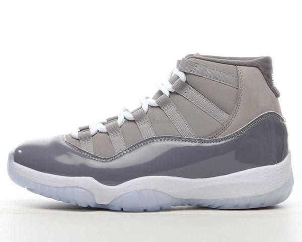 

jumpman 11 cool grey basketball shoes medium grey/white-cool grey outdoor trainers sports sneaker with original box