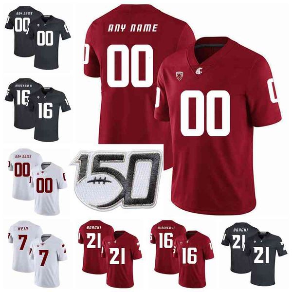 

rare washington state cougars college football jerseys kirkland parker jersey gerard wicks james williams andre dillard custom stitched, Black
