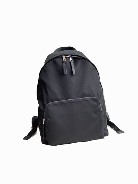 

2022 leather trim backpack checked shoulder strap
