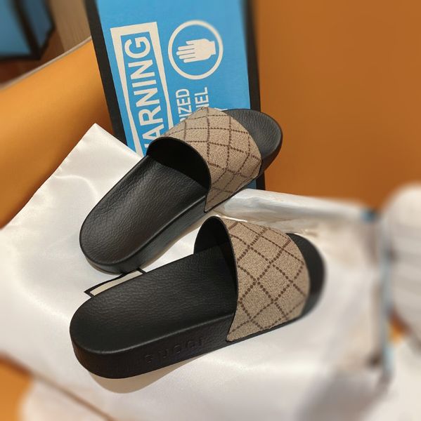 

22ss Men Women Slippers Designer Shoes Luxury Slide Summer Fashion Wide Flat Sandals with Thick Sandal Slipper Flip Flops size 35-46