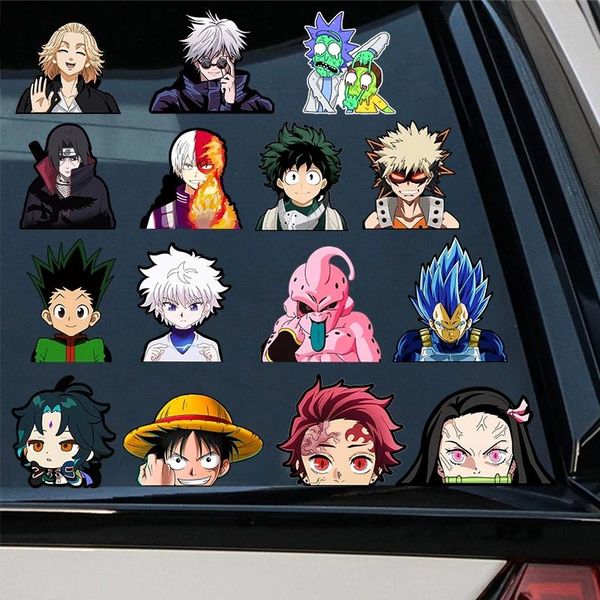 

500 design anime car window refrigerator stickers pictures from different angles dragon slayer poster ups