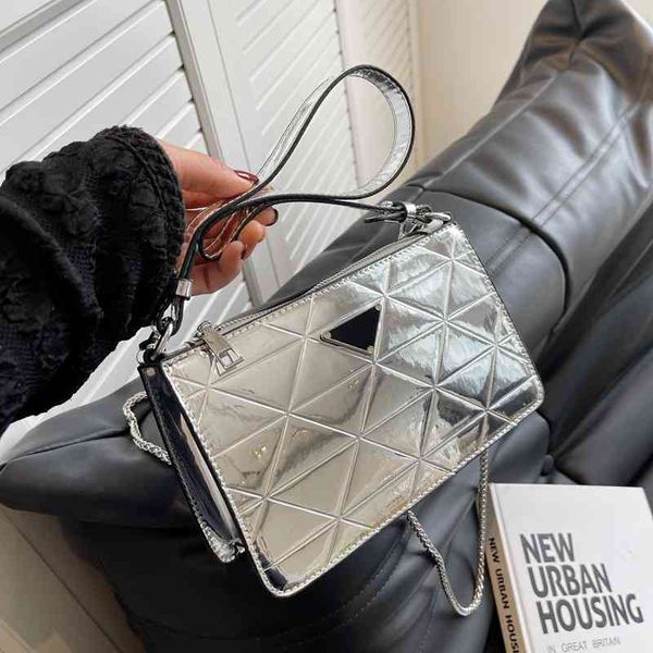 

2022 bag women's fashion versatile single msenger leather simple small square luxury designer shoulder bags for women handbag