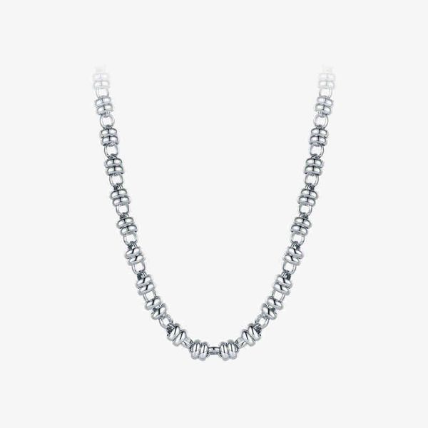 

pendant necklaces enfashion goth bunch circles choker necklace for women harajuku stainless steel silver color fashion jewelry p203181 22042