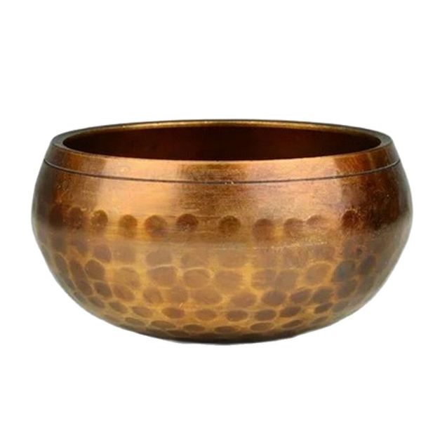 

antique bowl to the copper buddha nepal buddhist meditation practice manual fine copper bowl chime, Black