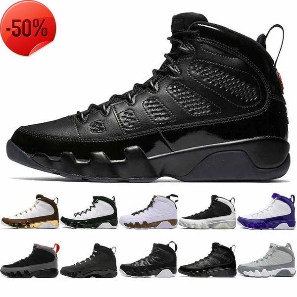 

2022 9 racer blue men basketball shoes dark charcoal university gold change the world 9s gym red barons unc space jam sports sneakers bred, Black