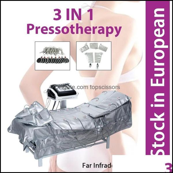

3 in 1 far infrared presotherapy hine lymph drainage ems slimming mas suit fast drop delivery 2021 fl body masr health beauty v7qpv
