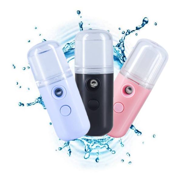 

usb charge nano mist facial sprayer rechargeable humidifier beauty instruments face steamer