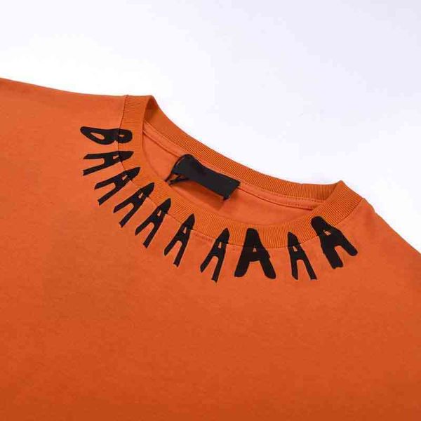 

2022ss spring and summer new high grade cotton printing short sleeve round neck panel t-shirt size: m--xl-xxl-xxxl color: black white 1al4